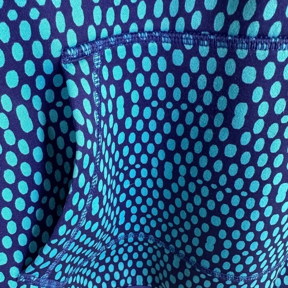 Nike Therma-Fit Blue Pullover Hoodie Polka Dot size Small